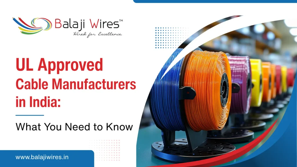 UL Approved Cable Manufacturers in India: What You Need to Know 