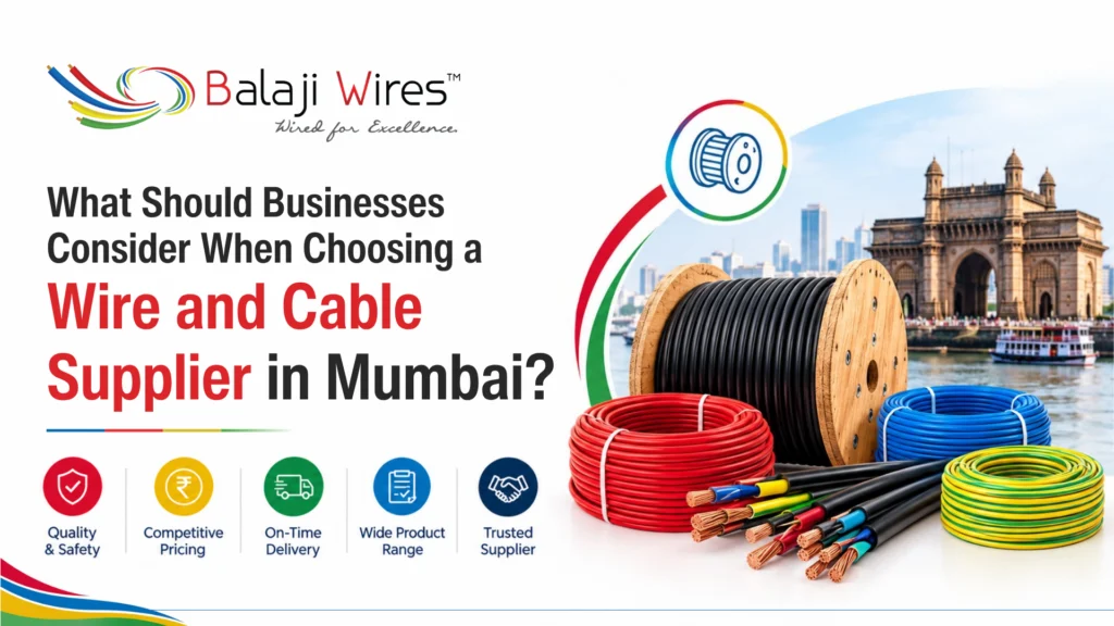 What Should Businesses Consider When Choosing a Wire and Cable Supplier in Mumbai? 